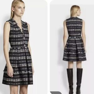 Proenza Schouler Tweed Flared Mini Dress